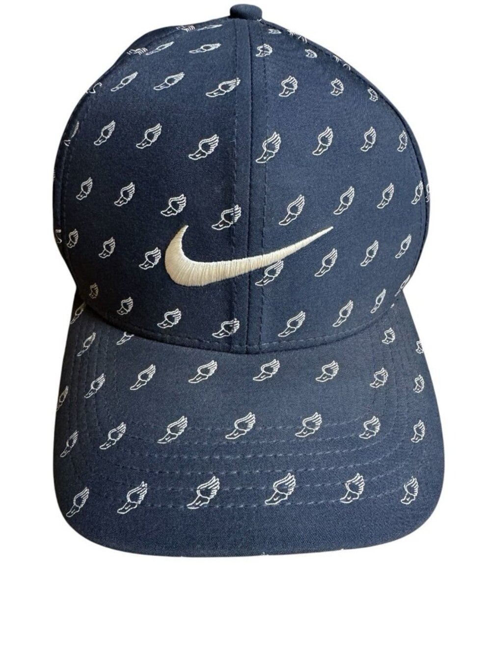 Nike Dri Fit Hat Classic99 Wing Print Adjustable Navy Cap